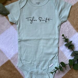 Mint Green Taylor Swift Debut Baby Onesie